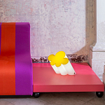 Настольная дизайнерская лампа Poltronova Passiflora Yellow Table Lamp варинант исполнения - 4 | Loft Concept в Челябинске