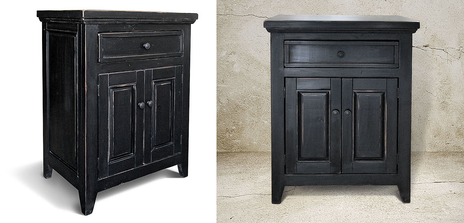 Комод в стиле прованс Geronimo Provence HARMONIE Weathered Charcoal Черный Комод в стиле прованс Geronimo Provence HARMONIE Weathered Charcoal Черный - Loft-Concept в Челябинске