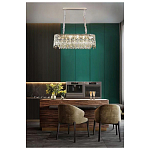 Люстра овальная с хрустальными подвесками Roul Crystal Light варинант исполнения - 8 | Loft Concept в Челябинске