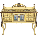 Комод деревянный Illustration of flowers варинант исполнения - 1 | Loft Concept в Челябинске