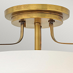 Потолочный светильник с круглым матовым белым плафоном Hinkley варинант исполнения - 6 | Loft Concept в Челябинске