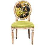 Стул из натурального бука с цветочным принтом Impressionism in Color варинант исполнения - 1 | Loft Concept в Челябинске