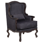 Кресло George Grand Armchair black velour варинант исполнения - 1 | Loft Concept в Челябинске