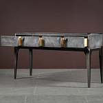 Консоль прямоугольная серая с 4-мя выдвижными ящиками Grany варинант исполнения - 3 | Loft Concept в Челябинске