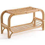 Скамья для прихожей из стеблей ротанга Willa Rattan Bench варинант исполнения - 1 | Loft Concept в Челябинске