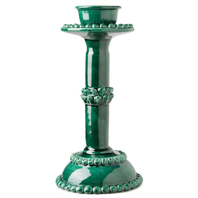 Подсвечник Candleholder Round Зеленый Подсвечник Candleholder Round Зеленый в Челябинске | Loft Concept