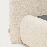 Кровать со съемным бежевым чехлом из ткани букле White Boucle Collection варинант исполнения - 4 | Loft Concept в Челябинске