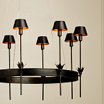 Люстра круглая со светодиодными лампами Innovation варинант исполнения - 5 | Loft Concept в Челябинске