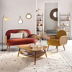 Зеркало из ротанга и сизаля WICKER MIRROR 100 варинант исполнения - 4 | Loft Concept в Челябинске