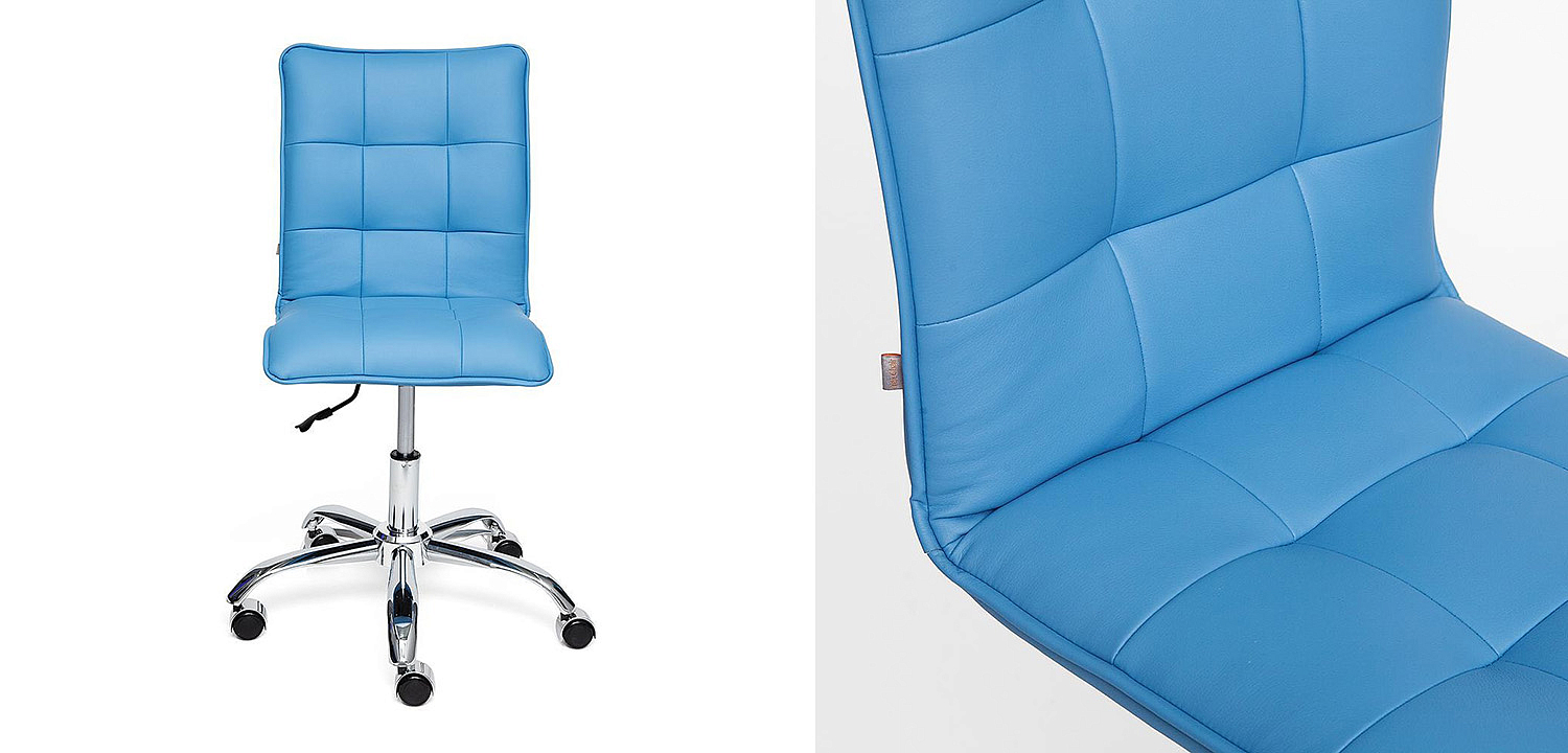 Кресло Deborah eco-leather light blue Кресло Deborah eco-leather light blue - Loft-Concept в Челябинске