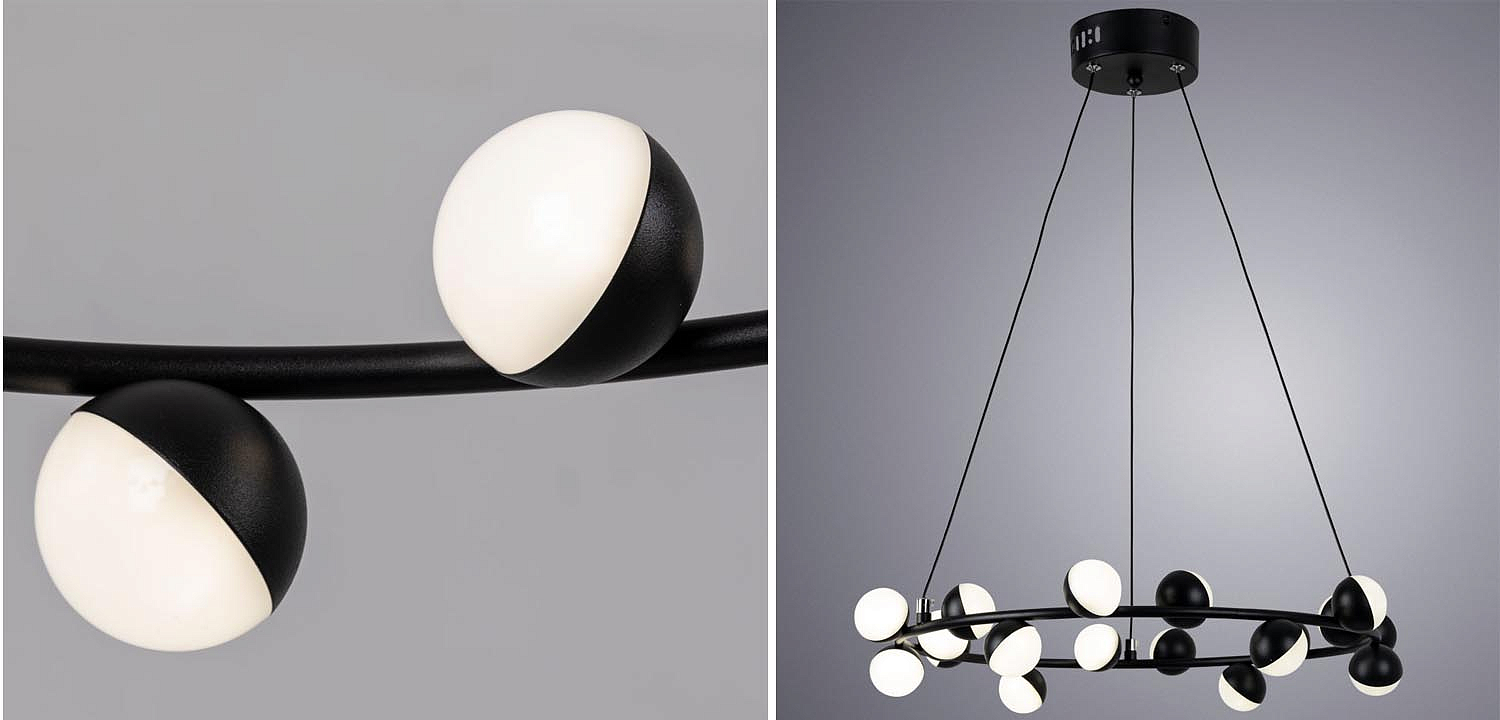Люстра Vilelme Chandelier black 50 Люстра Vilelme Chandelier black 50 - Loft-Concept в Челябинске