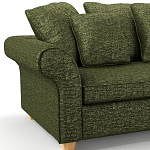 Мебельная ткань Шенилл зеленый цвет 138 см T4-22 варинант исполнения - 7 | Loft Concept в Челябинске