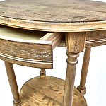 Деревянный овальный кофейный стол Margery Provence Coffee Table варинант исполнения - 5 | Loft Concept в Челябинске