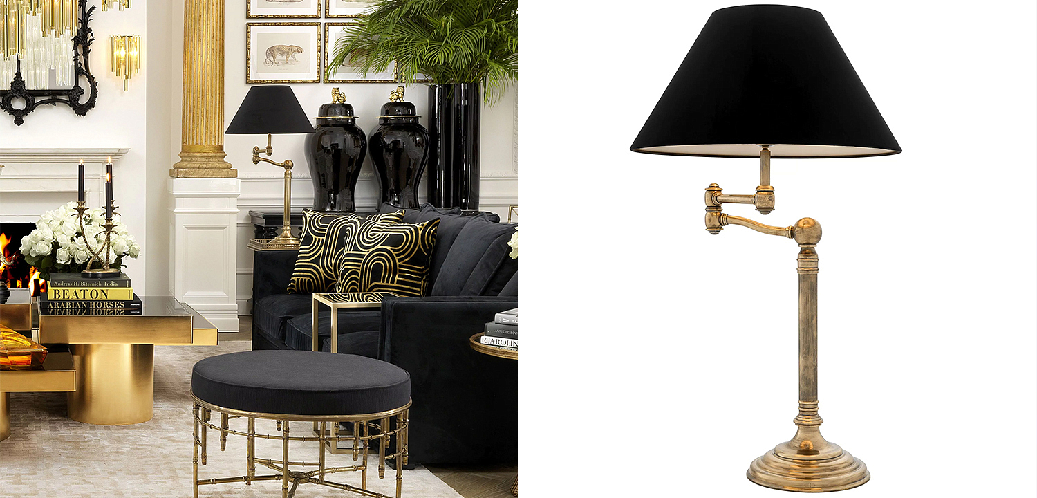 Настольная лампа Eichholtz Table Lamp Regis Настольная лампа Eichholtz Table Lamp Regis - Loft-Concept в Челябинске