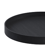 Cross W поднос из массива дуба чёрного цвета варинант исполнения - 1 | Loft Concept в Челябинске