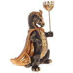 Подсвечник в виде дракона Dragon candlestick Gold варинант исполнения - 1 | Loft Concept в Челябинске