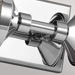 Бра для ванных комнат горизонтальное с 2-мя прозрачными рифлеными цилиндрическими плафонами Feiss варинант исполнения - 3 | Loft Concept в Челябинске