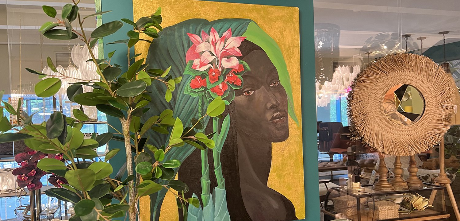 Картина Tropical Girl Картина Tropical Girl - Loft-Concept в Челябинске