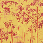 Обои ручная роспись Distant Bamboo Firefly on dyed paper варинант исполнения - 2 | Loft Concept в Челябинске