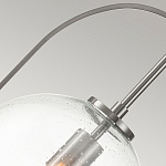 Подвесной светильник с прозрачным плафоном в форме шара в арочной подвеске Hinkley варинант исполнения - 16 | Loft Concept в Челябинске