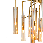 Люстра со стеклянными цилиндрическими плафонами Luminous Cylinders Amber варинант исполнения - 4 | Loft Concept в Челябинске