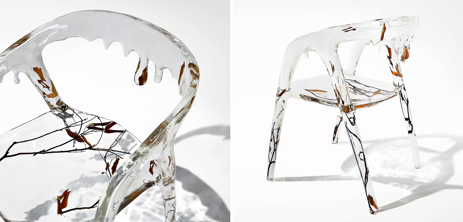 Стул из прозрачного акрила Crystal Waterfall Armchair Стул из прозрачного акрила Crystal Waterfall Armchair - Loft-Concept в Челябинске