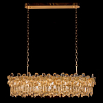 Люстра с декоративными элементами в виде крупных хрустальных цветов Palace Gardens варинант исполнения - 1 | Loft Concept в Челябинске