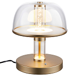 Настольная лампа с плафоном из акрила и металлическим основанием Blanton 23 варинант исполнения - 2 | Loft Concept в Челябинске