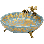 Блюдо фарфоровое Птица на ветке Flora варинант исполнения - 1 | Loft Concept в Челябинске