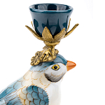 Фарфоровый подсвечник с птицей Eden Garden варинант исполнения - 4 | Loft Concept в Челябинске