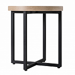 Стол журнальный круглый в стиле лофт Urban Style Space 2 варинант исполнения - 2 | Loft Concept в Челябинске