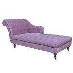 Кушетка фиолетовая с мягкой обивкой из велюра Michael Couch варинант исполнения - 1 | Loft Concept в Челябинске