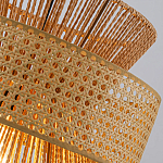 Подвесной светильник с абажуром из натуральных материалов Light Inside the Cell варинант исполнения - 5 | Loft Concept в Челябинске