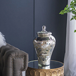 Ваза из стекла с крышкой и декоративными узорами Chinoiserie Ceramics варинант исполнения - 7 | Loft Concept в Челябинске