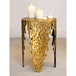 Столик дизайнерский Copper streaks варинант исполнения - 9 | Loft Concept в Челябинске