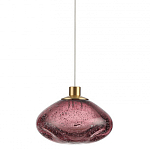 Подвесной светильник с прозрачным стеклянным плафоном округлой формы Effervia  варинант исполнения - 1 | Loft Concept в Челябинске