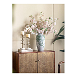 Ваза высокая с зелеными цветочными и птичьими мотивами Vase Inspired by Nature варинант исполнения - 5 | Loft Concept в Челябинске