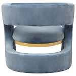 Кресло голубое Walsh Blue Armchair варинант исполнения - 4 | Loft Concept в Челябинске