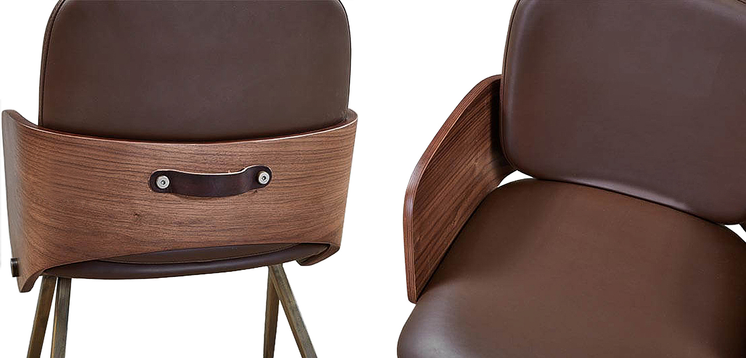 Стул Fionan Stool Brown Стул Fionan Stool Brown - Loft-Concept в Челябинске