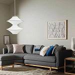 Подвесной вязаный белый светильник «Звезда Востока 02» варинант исполнения - 1 | Loft Concept в Челябинске