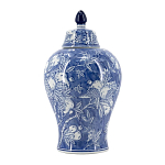 Ваза с крышкой в китайском стиле Гранатовое дерево Blooming Pomegranate варинант исполнения - 3 | Loft Concept в Челябинске