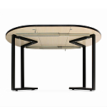 Стол обеденный раздвижной со столешницей белый мрамор Magali варинант исполнения - 5 | Loft Concept в Челябинске