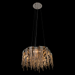 Люстра подвесная круглая с изогнутыми металлическими дугами и ниспадающими цепочками 65 см Atlantis Chain варинант исполнения - 13 | Loft Concept в Челябинске