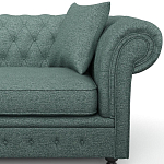 Мебельная ткань Шенилл бирюзовый цвет 138 см T4-31 варинант исполнения - 3 | Loft Concept в Челябинске