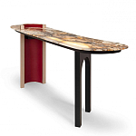 Консоль с овальной столешницей со светодиодной подсветкой Ruby варинант исполнения - 1 | Loft Concept в Челябинске