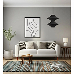 Подвесной вязаный черный светильник «Звезда Востока 02» варинант исполнения - 2 | Loft Concept в Челябинске