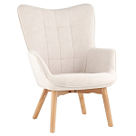 Белое кресло на ножках из массива CORDELIA варинант исполнения - 1 | Loft Concept в Челябинске