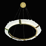 Люстра в форме кольца с цветочным декором Warm Heavenly Light варинант исполнения - 1 | Loft Concept в Челябинске