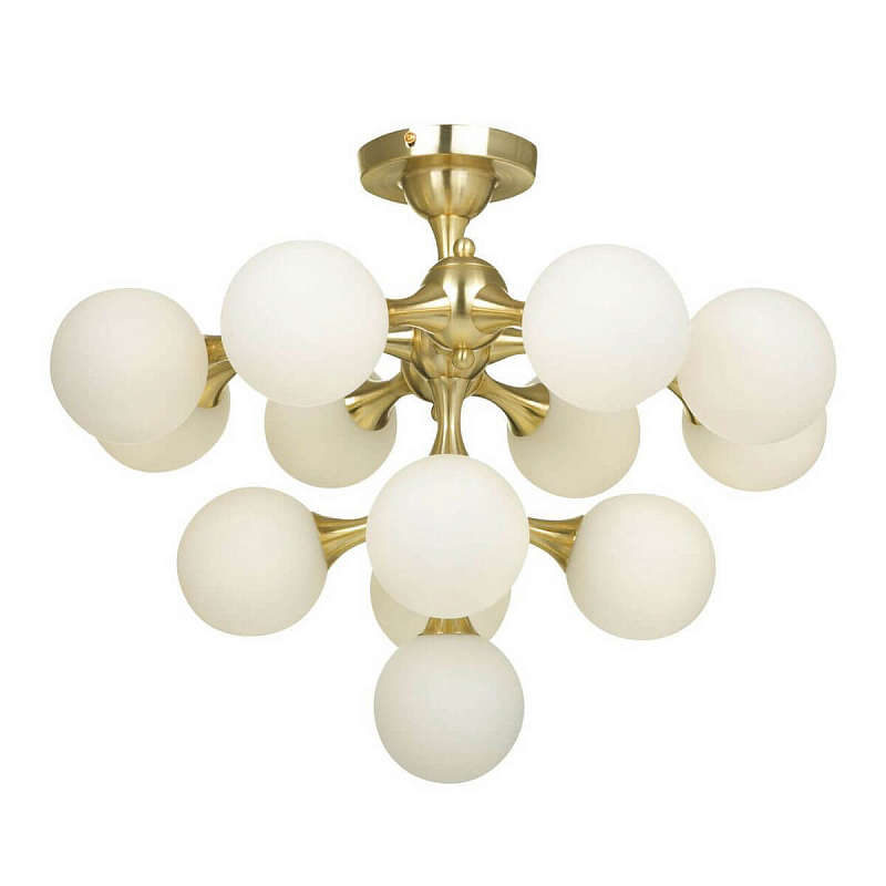 Потолочный светильник MOONDROP Lamp Gold 13 Белый Золотой Потолочный светильник MOONDROP Lamp Gold 13 Белый Золотой в Челябинске | Loft Concept