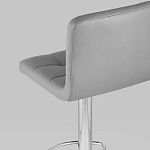 Барный стул с сиденьем серого цвета Honory варинант исполнения - 6 | Loft Concept в Челябинске